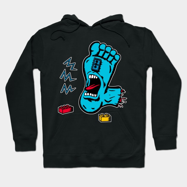 Skater Foot! Hoodie by Raffiti